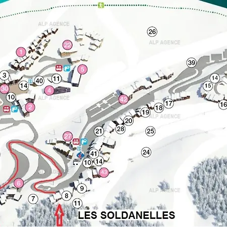 公寓 Les Soldanelles - Divisible 4 Pers - Les Soldanelles - 07sol-plagne Villages Mae-5944 拉普拉涅